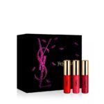 YVESSAINTLAURENT MINI TATOUAGE COUTURE LIP SET TATOUAGE COUTURE SHADES 1, 16, AND 23
