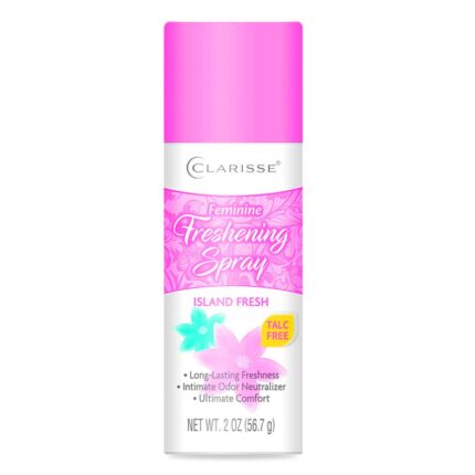 CLARISSE Feminine Spray Body Freshening Deodorizing Fragrance Island Fresh Scent